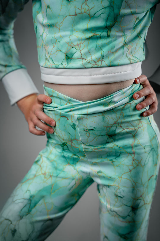 Termo crop top MARBLE GLIDE