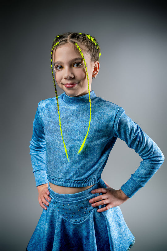 Termo crop top DENIM TWIST
