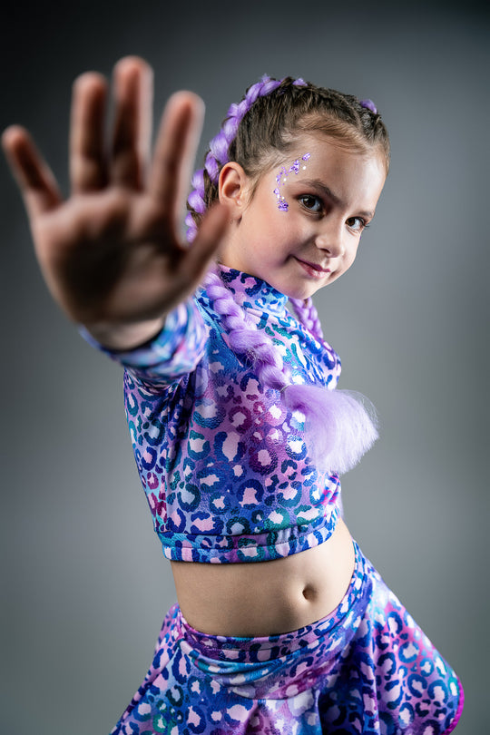 Termo crop top FUNKY LEOPARD